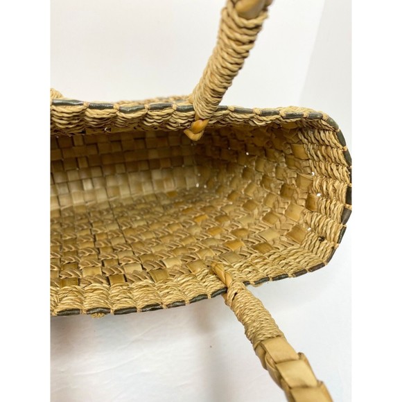 Handcrafted Jute Tote Bag Woven, Medium Size, Women Boho Style - Picture 12 of 13